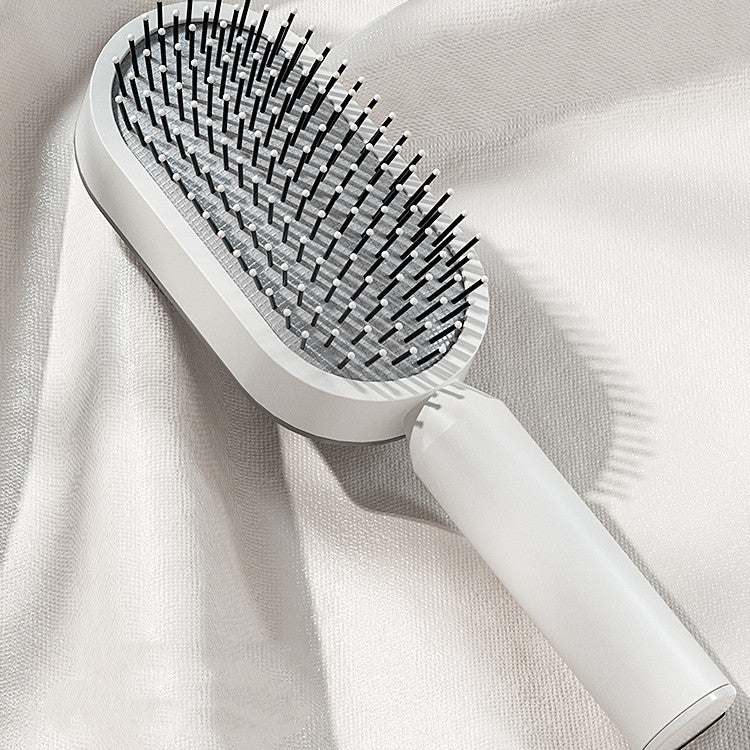 Self Cleaning Hair Brush For Women One-key Cleaning Hair Loss Airbag