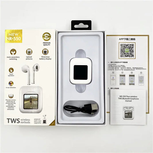 Wireless Headset Bluetooth High-definition LCD Display