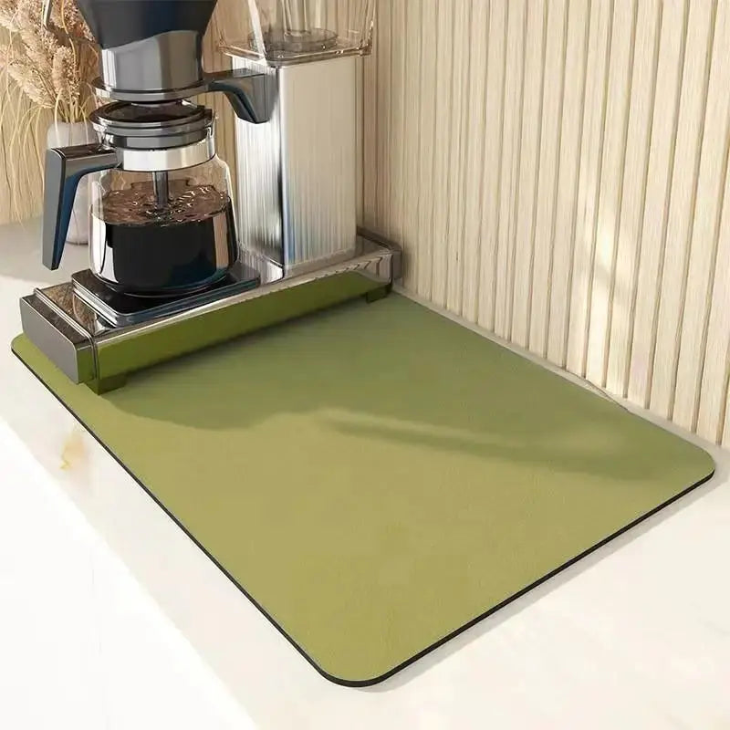 VIKAMA 30X40CM Diatomite Coffee Placemats Individual Table Placemats Placemat Table Kitchen Absorbent Mat Mini Rug No BrandLK
