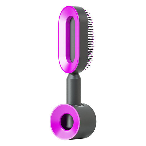 Self Cleaning Hair Brush For Women One-key Cleaning Hair Loss Airbag
