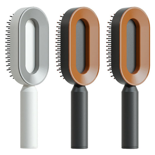 Self Cleaning Hair Brush For Women One-key Cleaning Hair Loss Airbag