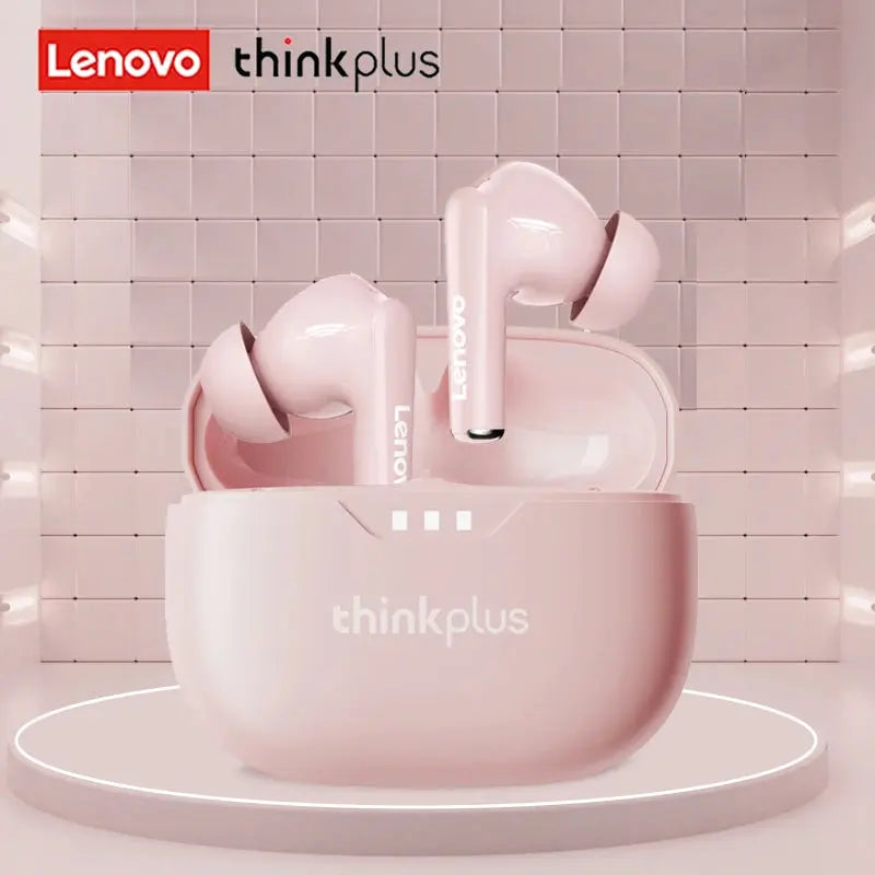 100% Original Lenovo Headphones Wireless Bluetooth 5.2 Earbuds HiFi Stereo Noise Reduction Headphones Touch Control 250mAH New