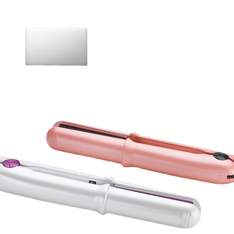 USB Hair Curler Rechargeable Cordless Hair Straightener Styles Tool