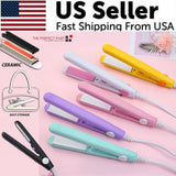 Mini Portable Hair Iron Hair Straightener Curler Professional Hair