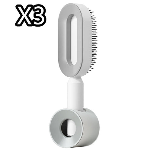 Self Cleaning Hair Brush For Women One-key Cleaning Hair Loss Airbag