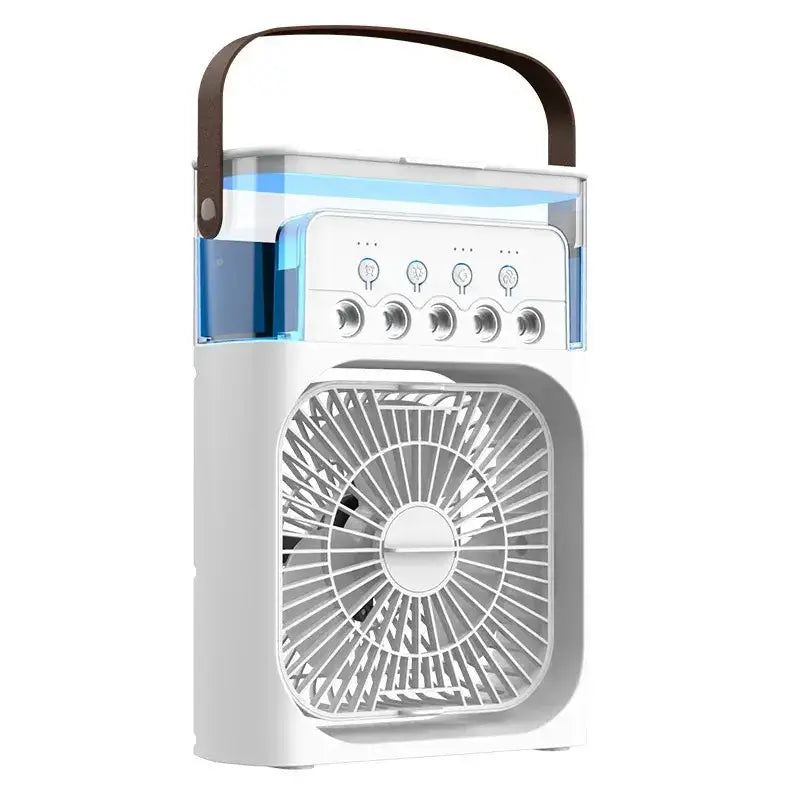 Spray fan portable household three in one small air cooler, 7-color LED night light, 5-hole humidifier, 1-3 hour timer - Portable Evaporative Coolers | Buy Home & Garden Online at No BrandLK