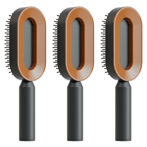 Self Cleaning Hair Brush For Women One-key Cleaning Hair Loss Airbag