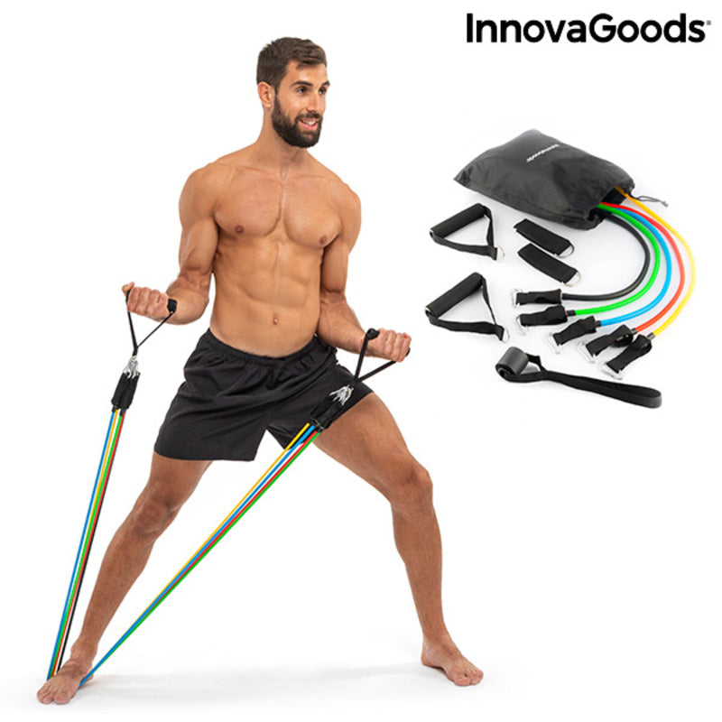 Resistance Bands Set with Accessories and Exercise Guide Rebainer