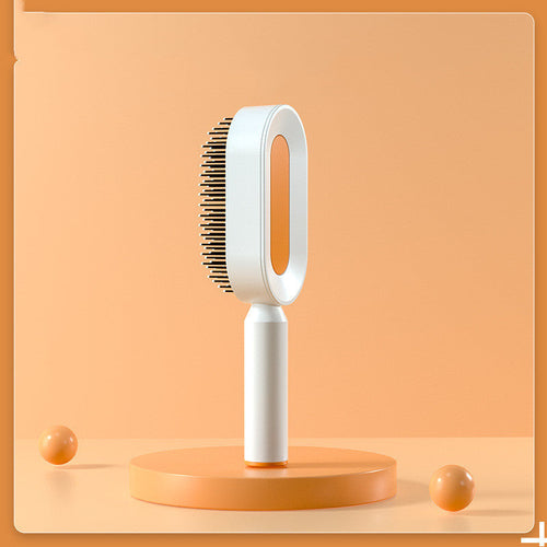 Self Cleaning Hair Brush For Women One-key Cleaning Hair Loss Airbag