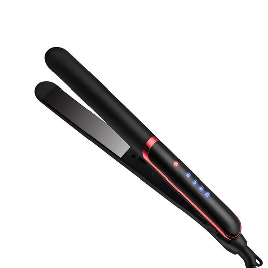 Ceramic Hair Straightener Electric Hair Curler Flat Iron LED Display