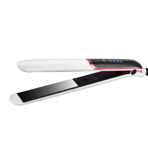 Ceramic Hair Straightener Electric Hair Curler Flat Iron LED Display