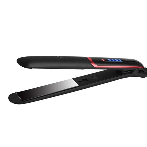 Ceramic Hair Straightener Electric Hair Curler Flat Iron LED Display