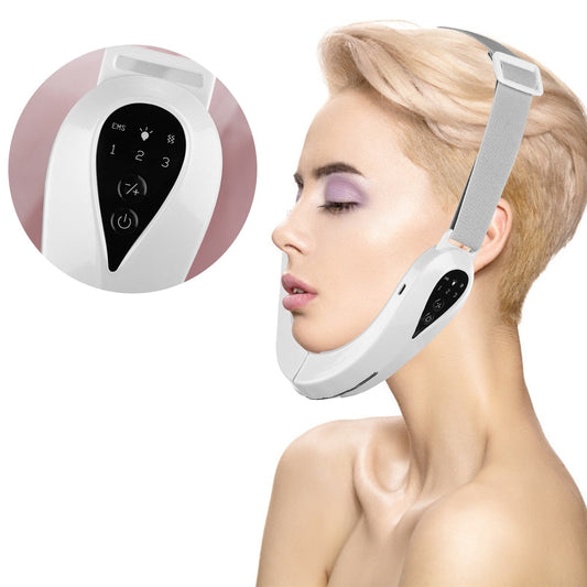 Chin V-Line Up Lift Belt Machine Blue LED Photon Therapy Face Lifting