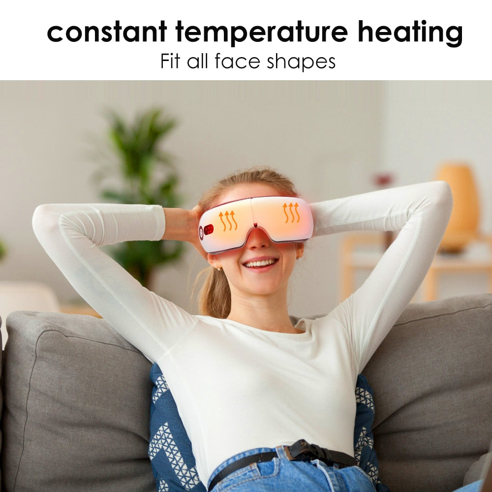 Smart Eye Massager 4D Air Pressotherapy Stress Relief Eye Care