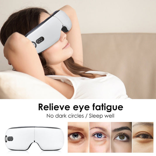 Smart Eye Massager 4D Air Pressotherapy Stress Relief Eye Care