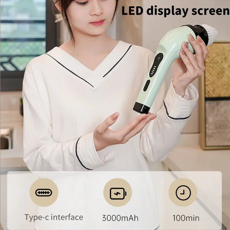 Wireless Cleaning Brush Multifunctional Bathroom Window