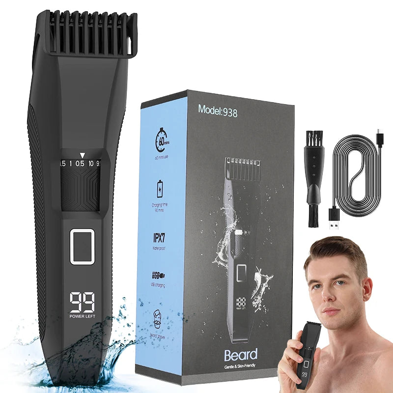 Electric Groin Hair Trimmer Pubic Hair Trimmer Body Grooming