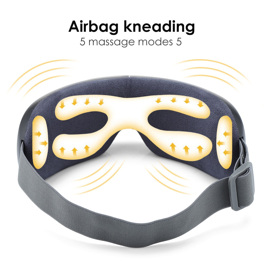 Smart Eye Massager 4D Air Pressotherapy Stress Relief Eye Care