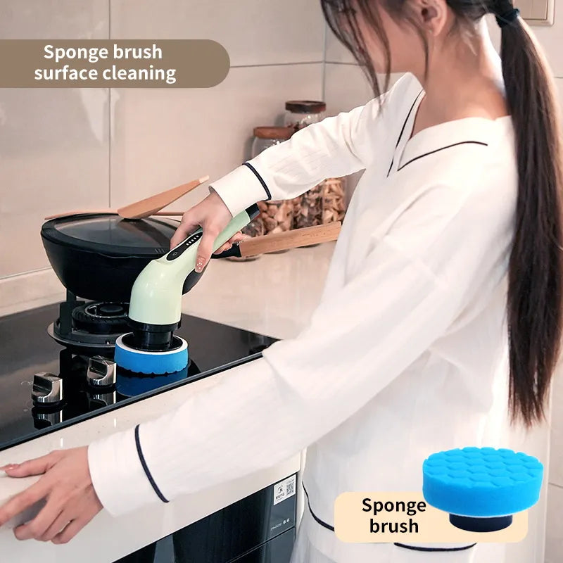 Wireless Cleaning Brush Multifunctional Bathroom Window