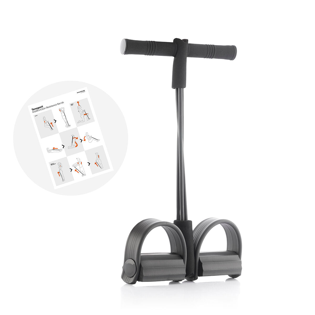 Resistance Bands with Multifunction Exercise Guide Tensport
