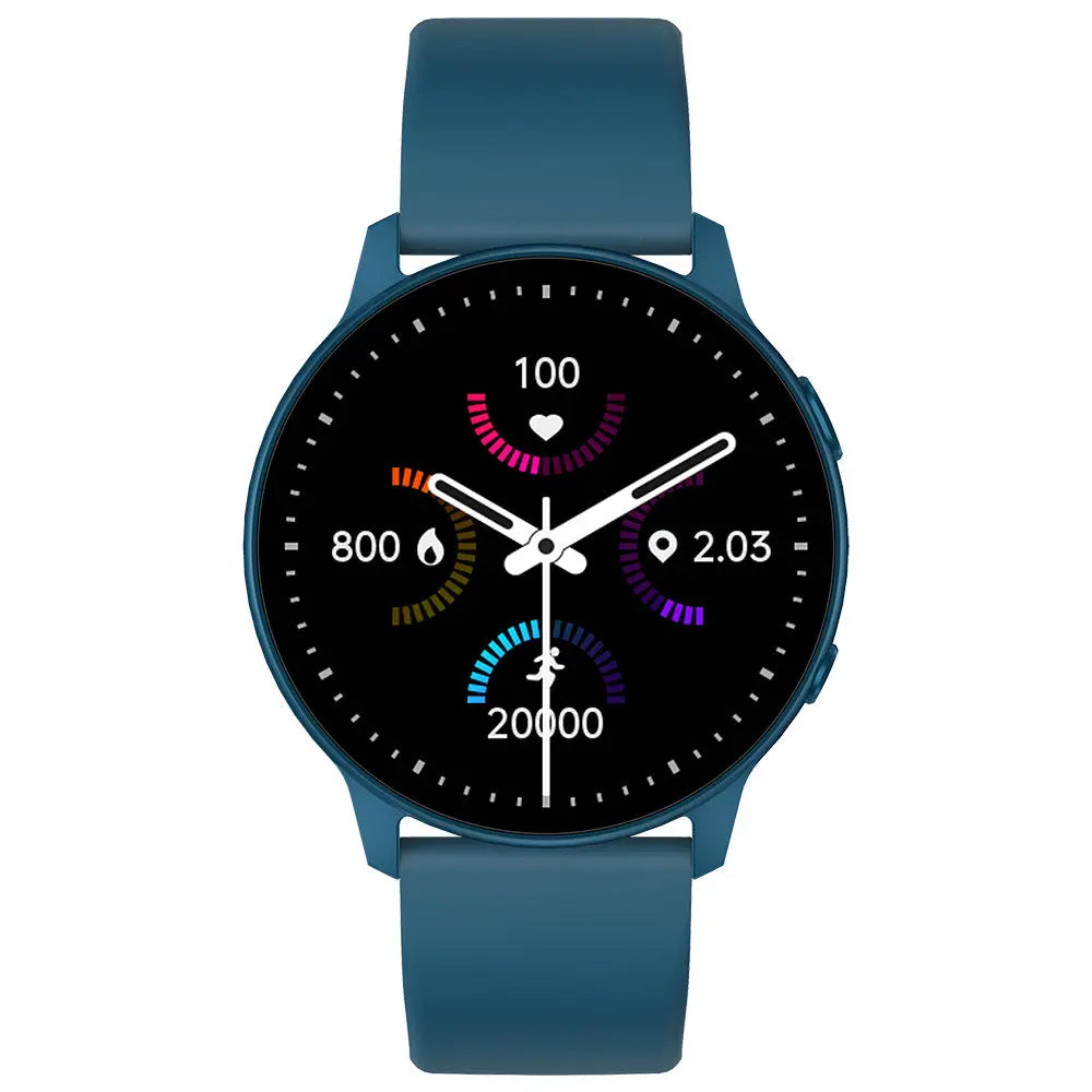 Smart Watch Full Circle Full Touch Heart Rate Pedometer