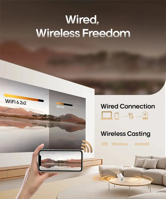 Magcubic HY300 Pro 4K Projector – Home & Outdoor Cinema No BrandLK