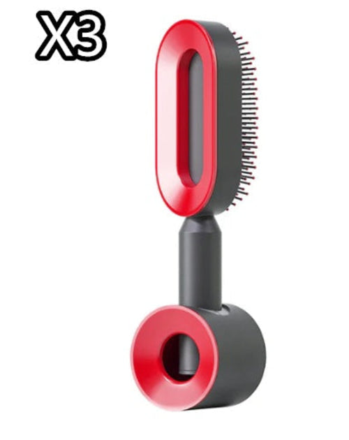 Self Cleaning Hair Brush For Women One-key Cleaning Hair Loss Airbag