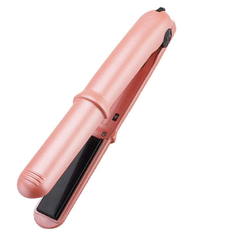 USB Hair Curler Rechargeable Cordless Hair Straightener Styles Tool