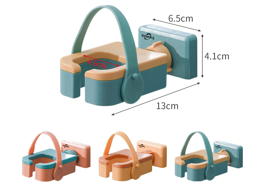 Hair Dryer Rack Toilet Wall-mounted Punch-free Multifunctional