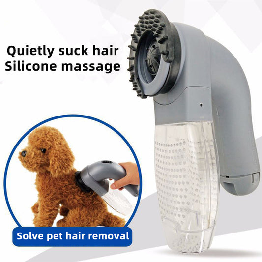 Electric Pet Hair Brush Portable Pet Massage Cleaning
