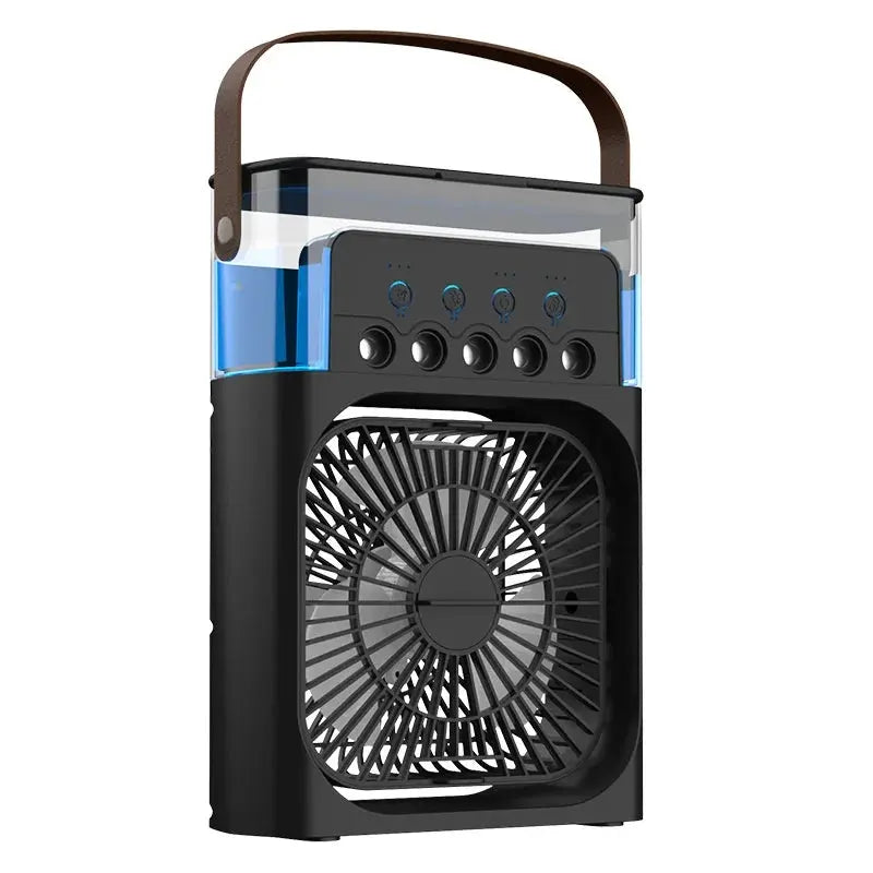 Spray fan portable household three in one small air cooler, 7-color LED night light, 5-hole humidifier, 1-3 hour timer - Portable Evaporative Coolers | Buy Home & Garden Online at No BrandLK