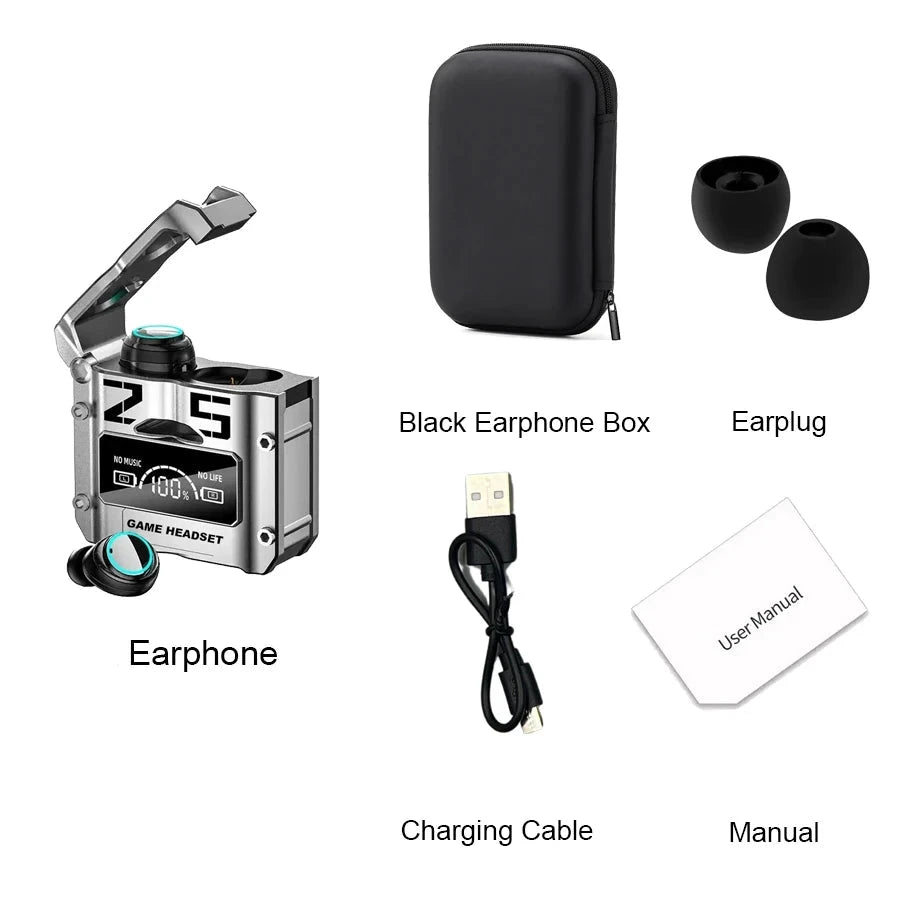 M25 TWS Wireless Headphones Bluetooth Earphones Touch Control Noise Reduction Stereo Earbuds Headsets With MIC
