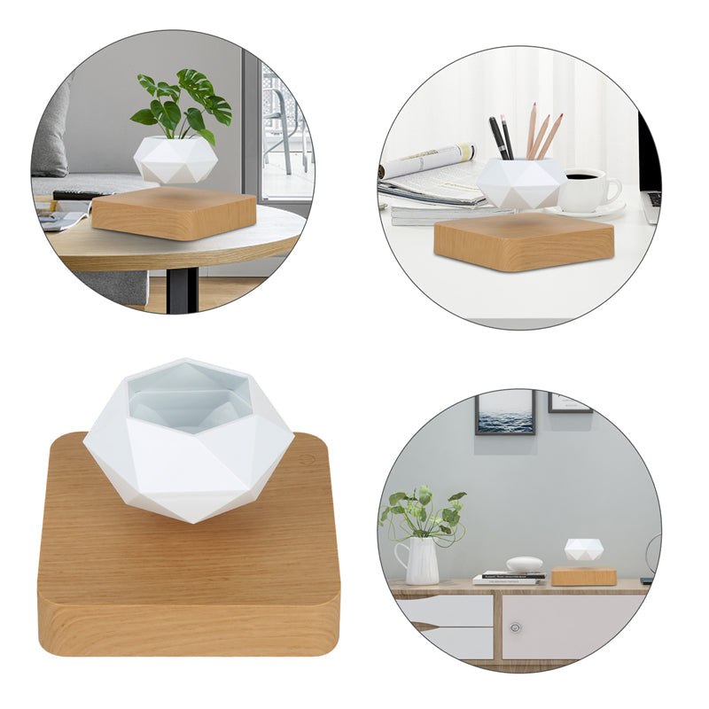 Levitating Flowerpot Novelty Rotation Magnetic Levitation FlowerPot