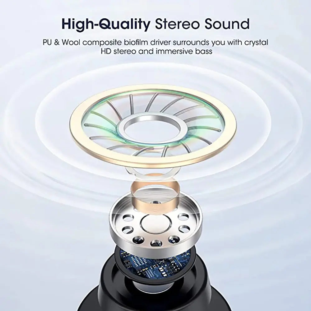 LED Display Wireless Earbuds TWS 5.0 Bluetooth Earphone