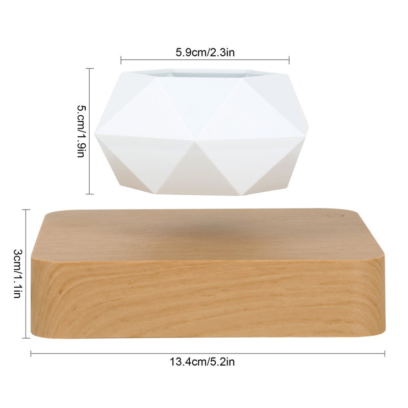 Levitating Flowerpot Novelty Rotation Magnetic Levitation FlowerPot