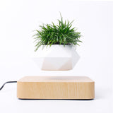 Levitating Flowerpot Novelty Rotation Magnetic Levitation FlowerPot