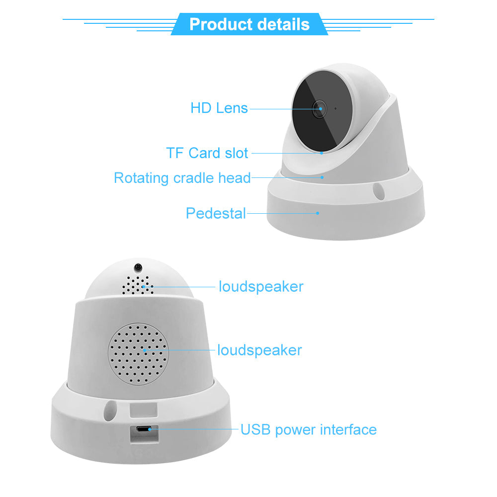 Wi-Fi Camera Baby Monitor Home Security Camera