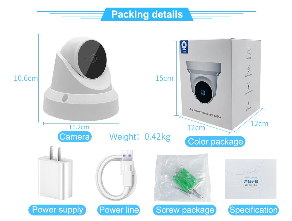 Wi-Fi Camera Baby Monitor Home Security Camera