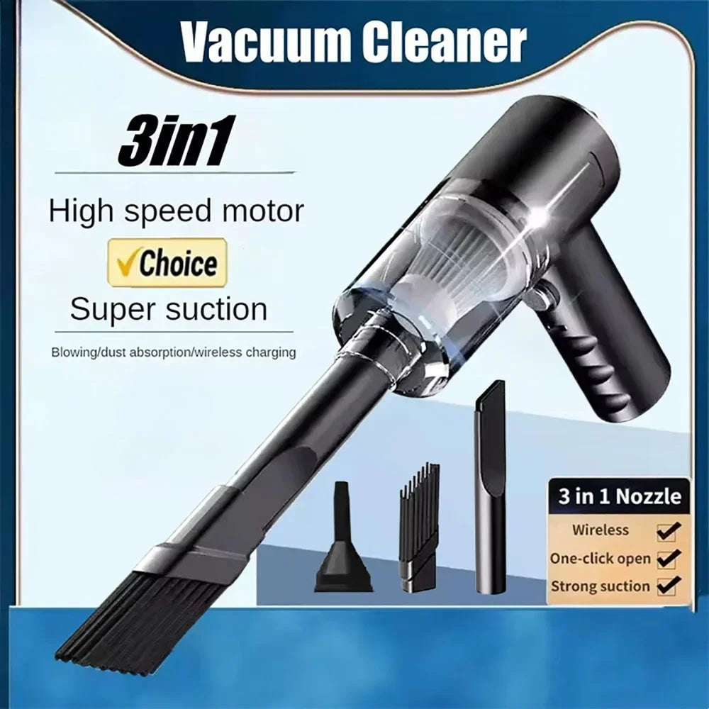 Car Vacuum Cleaner Portable Small Vacuum Cleaner For Multi Purpose Vehicles Small Household Pump Handheld Car Vacuum Cleaner - No BrandLK