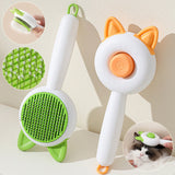 Pet Dog Brush Cat Comb Self Cleaning Pet Hair Remover Brush For Dogs