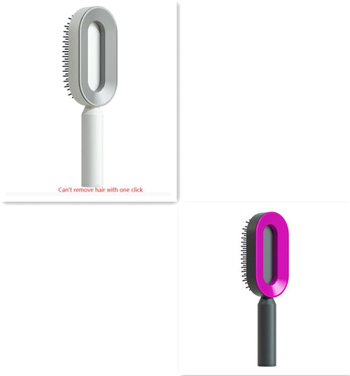 Self Cleaning Hair Brush For Women One-key Cleaning Hair Loss Airbag
