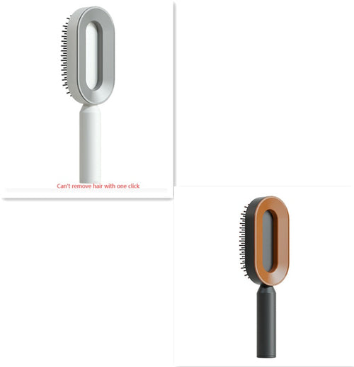 Self Cleaning Hair Brush For Women One-key Cleaning Hair Loss Airbag