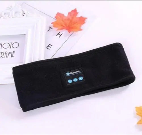 Wireless Bluetooth-compatible Headband Outdoor Fitness Yoga Headband Blue Strawberry