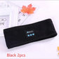 Wireless Bluetooth-compatible Headband Outdoor Fitness Yoga Headband Blue Strawberry