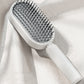 Self Cleaning Hair Brush For Women One-key Cleaning Hair Loss Airbag 