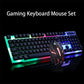 Gaming Keyboard Mouse Glowing Set 