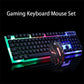 Gaming Keyboard Mouse Glowing Set 