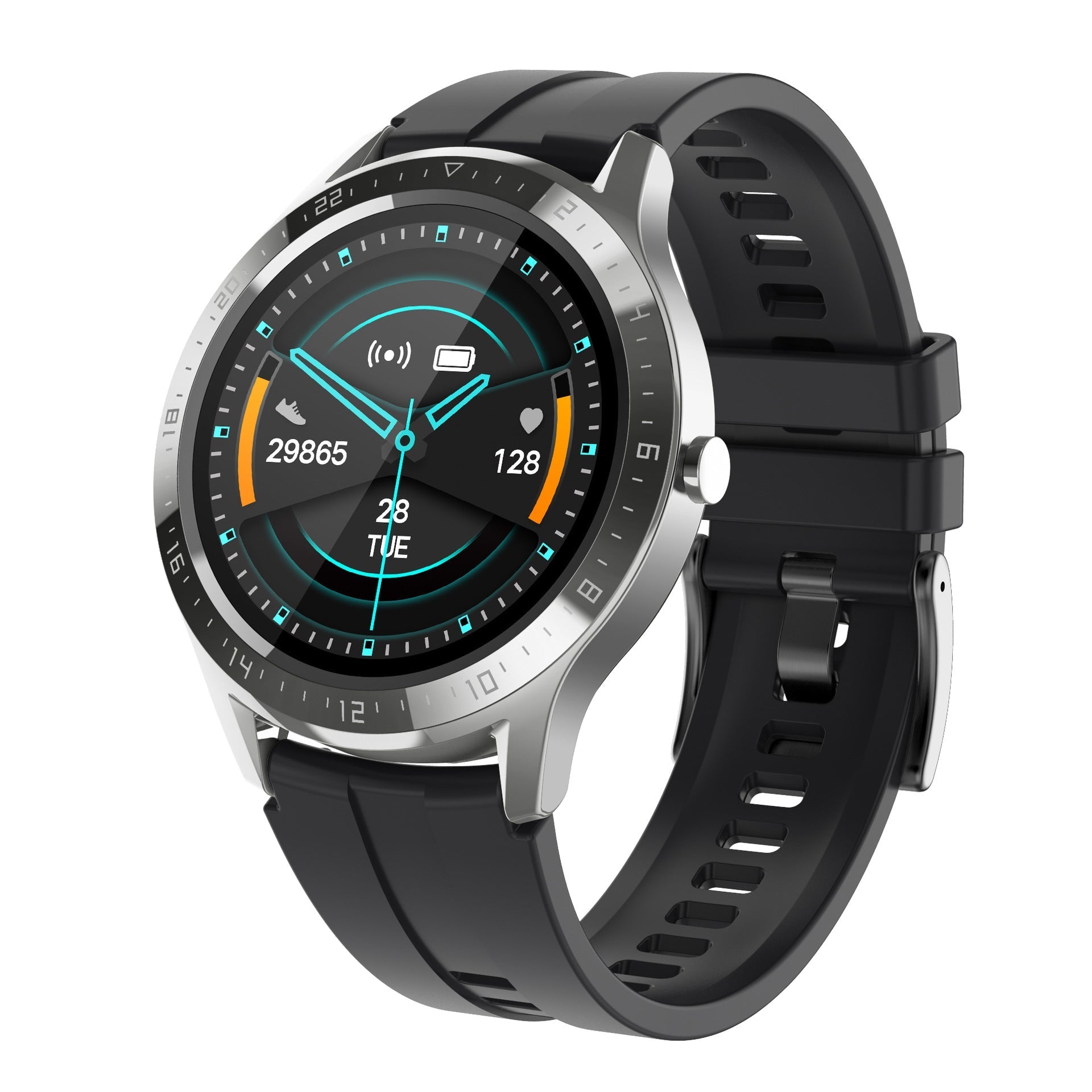 Smart Heart Rate Blood Pressure Monitor Watch 
