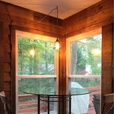 Fabric Hemp Flex Cable kit Black Plug In Pendant Lamp Light E27~3692 