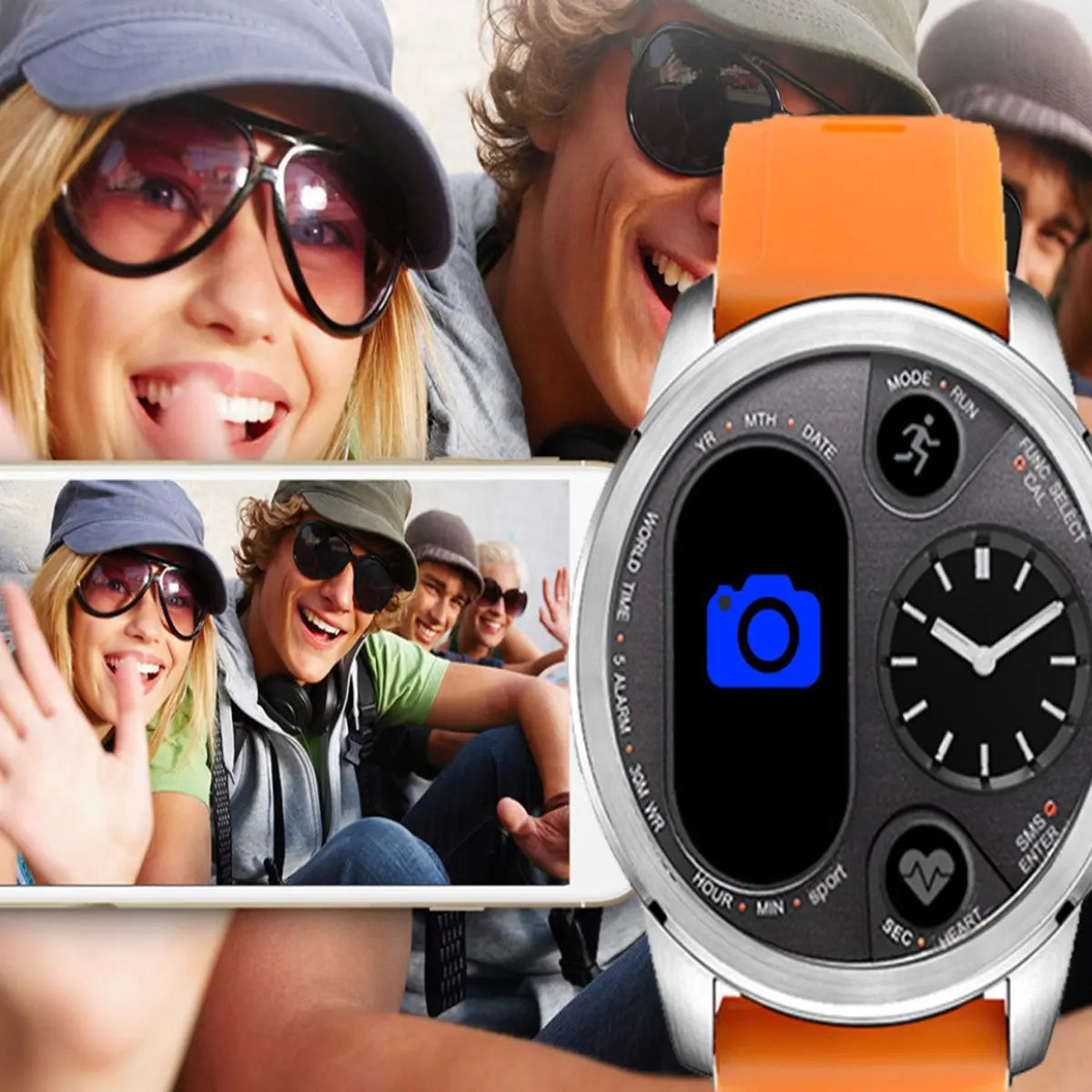 Alista Rugged Unisex Smart Watch 